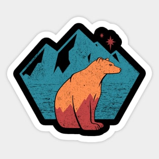 Born To Be Wild , Adventure Mountain Sticker